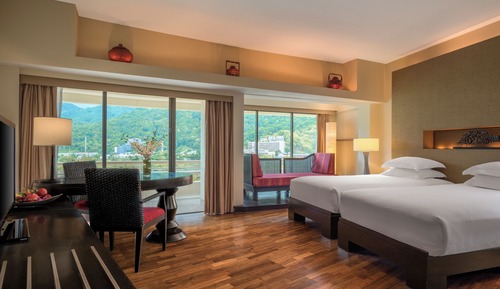Suite junior, 2 camas individuales, vistas al jardín
