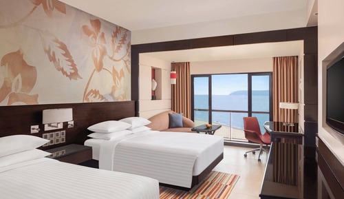 Habitación, 2 camas de matrimonio, no fumadores, vistas a la bahía