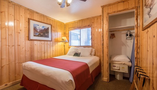 Cabaña, 1 cama de matrimonio con sofá cama