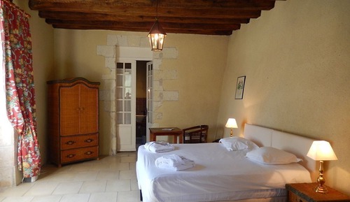 Habitación, vistas a la piscina