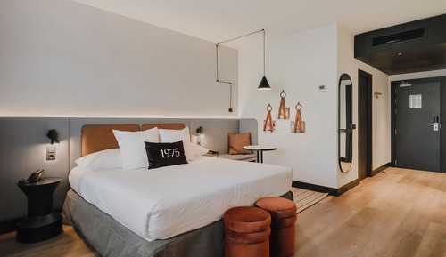 Habitación doble de uso individual, 1 cama doble (Vista Gran Vía)