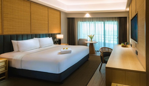 Habitación Deluxe, 1 cama de matrimonio grande, mirando al mar