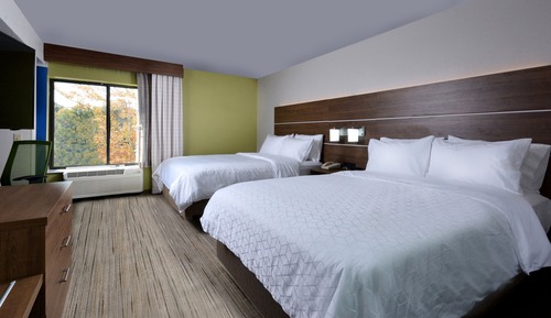 Habitación estándar, 2 camas de matrimonio, accesible para personas con discapacidad (Mobil Tub)