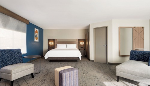 Suite, 1 cama de matrimonio grande, accesible en silla de ruedas (Communications)