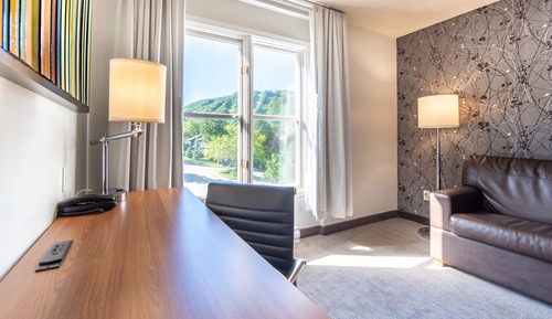 Habitación Confort, 1 cama de matrimonio con sofá cama, vistas a la montaña