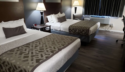 Habitación estándar, 2 camas de matrimonio, no fumadores, frigorífico y microondas
