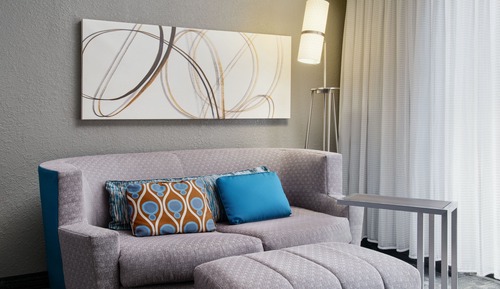 Habitación, 1 cama de matrimonio grande con sofá cama, balcón