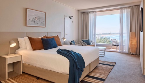 Habitación superior, 1 cama de matrimonio grande, vistas al mar