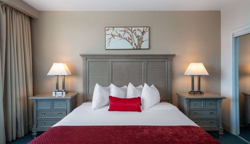 Suite Deluxe, 1 cama de matrimonio grande con sofá cama, en una planta alta