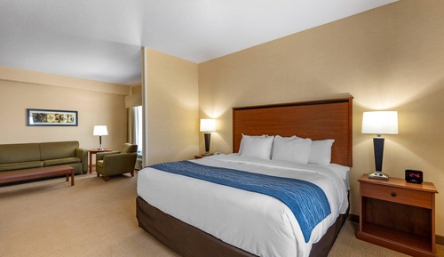 Habitación Deluxe, 1 cama de matrimonio grande con sofá cama, no fumadores (Transfer Shower)