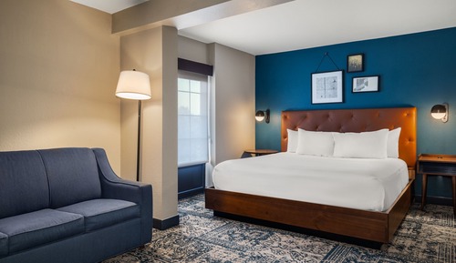 Habitación Deluxe, 1 cama de matrimonio grande con sofá cama