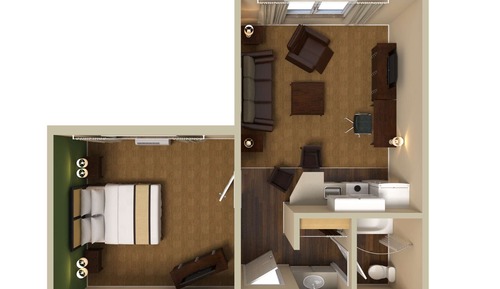 Suite, 1 cama de matrimonio grande con sofá cama, no fumadores
