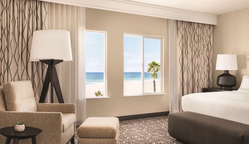 Suite presidencial, varias camas, vistas al mar