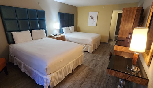 Habitación Deluxe, 2 camas de matrimonio, accesible para personas con discapacidad