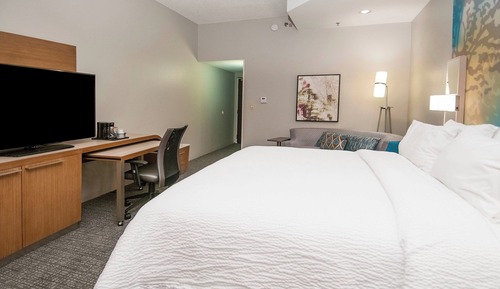 Habitación, 1 cama de matrimonio grande con sofá cama