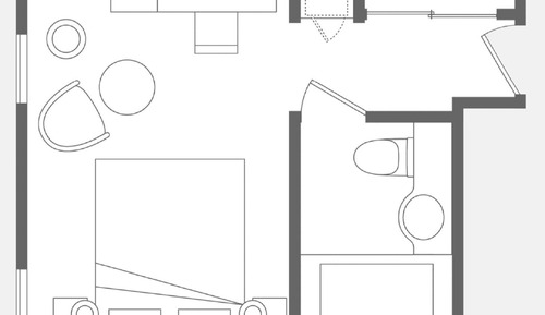 Habitación doble, no fumadores, vistas a la ciudad (Queen)