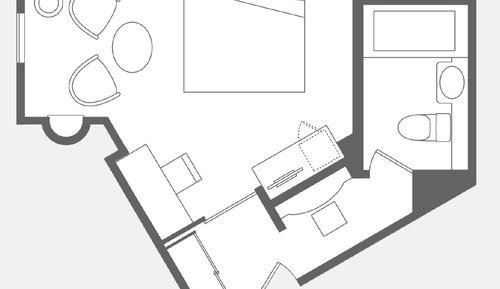 Habitación doble, no fumadores (King, Kumamoto Castle View)