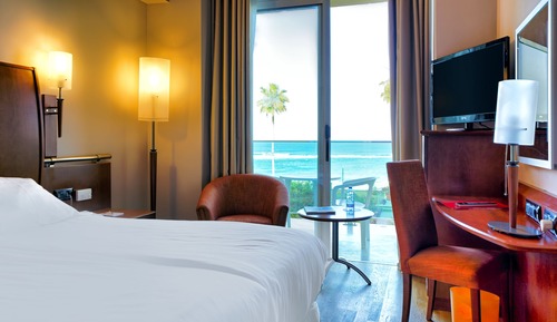 Habitación individual, vistas al mar (Spa access included)