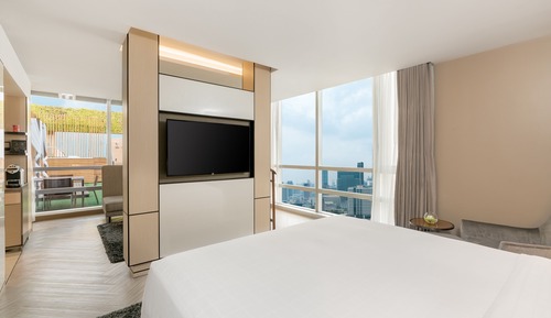 Habitación ejecutiva, acceso al Business Lounge (Terrace, Free Breakfast for 1 person)