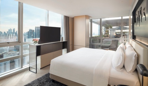 Suite, 1 cama individual, terraza (Pathumwan / Breakfast for 1)