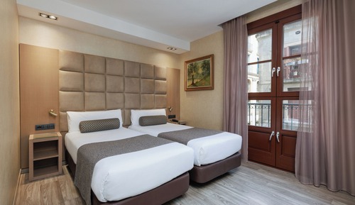 Habitación con 1 cama doble o 2 individuales
