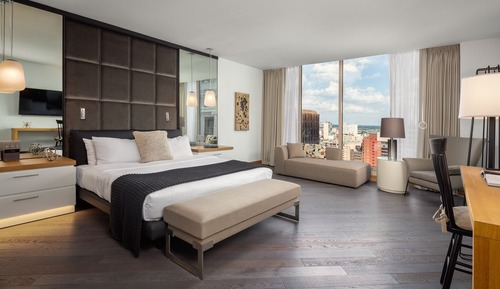 Estudio Club, 1 cama de matrimonio grande (Premium Club Level)