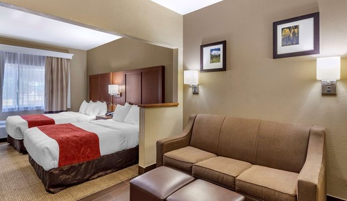 Suite Business, 2 camas dobles, accesible para personas con discapacidad, no fumadores