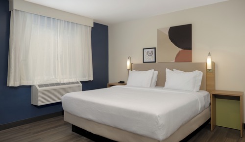 Suite, 1 cama de matrimonio grande, cocina básica
