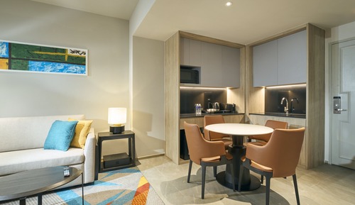 Suite, 1 habitación, cocina básica (High Floor)