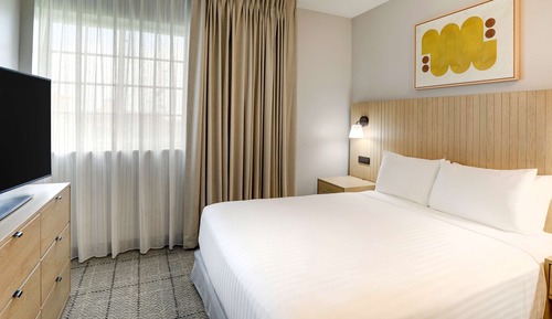 Suite, 1 cama de matrimonio con sofá cama (Mobility Tub One Bedroom)