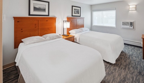 Habitación estándar doble, 2 camas de matrimonio, vistas al mar