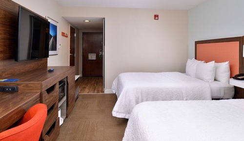 Habitación, 2 camas de matrimonio, accesible para personas con discapacidad, no fumadores