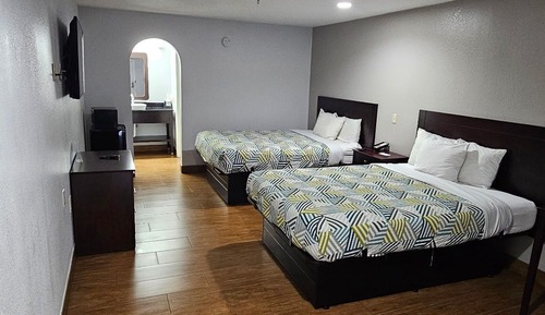Habitación Deluxe, 2 camas de matrimonio, no fumadores, frigorífico y microondas