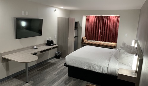 Estudio, 1 cama de matrimonio grande, accesible para personas con discapacidad (Mobility)