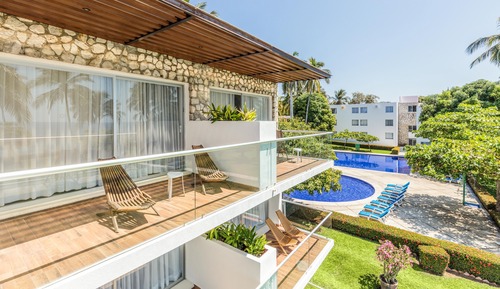Habitación Deluxe, terraza, vistas al mar