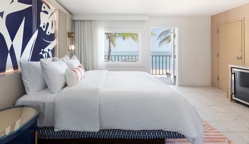 Habitación, 1 cama de matrimonio grande, no fumadores, vistas al mar (Balcony)