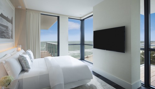 Suite de lujo, 1 cama doble, balcón, frente al mar