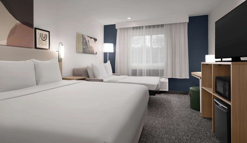 Habitación, 1 cama de matrimonio grande con sofá cama