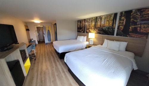 Habitación, 2 camas de matrimonio, no fumadores