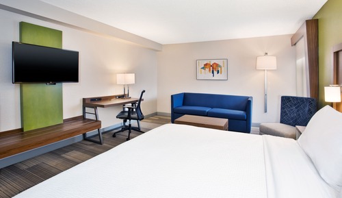 Habitación, 1 cama de matrimonio grande con sofá cama, en esquina