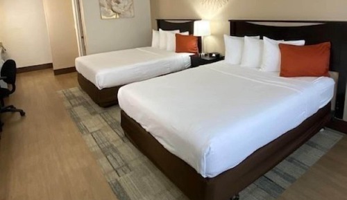 Habitación estándar, 2 camas de matrimonio, no fumadores, frigorífico y microondas