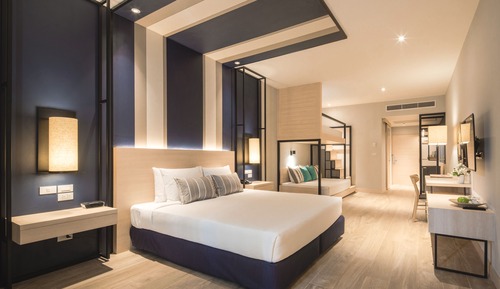 Family Bunk Beds, Pool View or Garden View