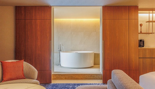 Suite junior, 2 camas individuales, Acceso al salón del club (Luxury Bath View)