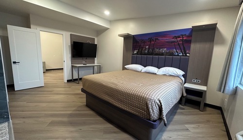 Habitación ejecutiva, 1 cama de matrimonio grande, bañera de hidromasaje