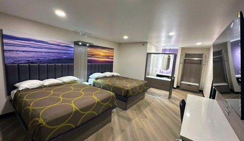 Habitación ejecutiva, 2 camas de matrimonio, cocina básica