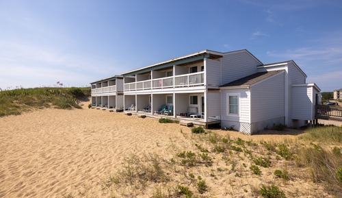Habitación superior, 2 camas de matrimonio, vistas al mar, junto a la playa