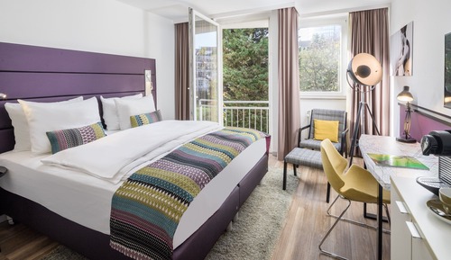 Habitación estándar, 1 cama doble, vistas al jardín