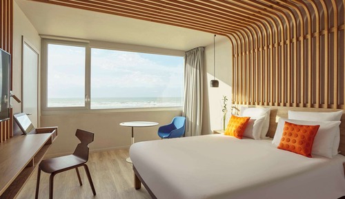 Habitación superior, 1 cama de matrimonio, vistas al mar