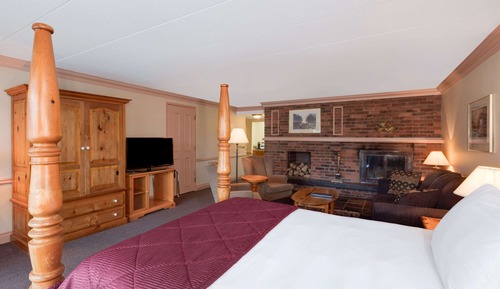 Suite superior, 1 cama de matrimonio grande, no fumadores, chimenea (Hot Tub)