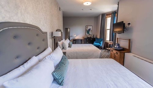 Habitación estándar, 2 camas de matrimonio, no fumadores